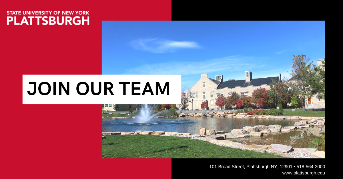 SUNY College at Plattsburgh Employment Site Graduate Assistant Application Pool